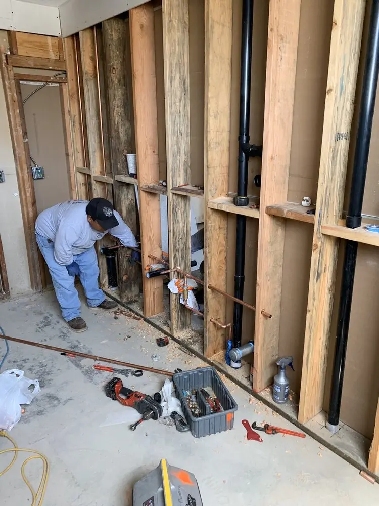 Commercial rough-in plumbing for Trenchless Sewer Repair in East Highland Park